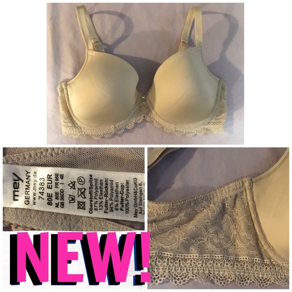 SALE❣️NEW MEY LACY UNDERWIRE BRA-36DD - Picture 1 of 8